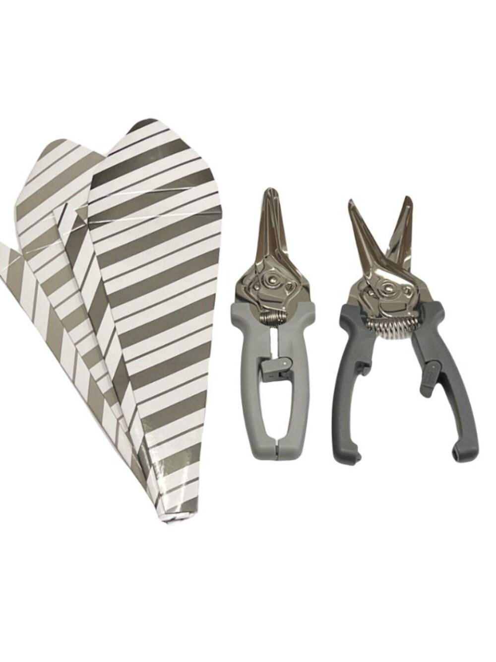 Kuhn Rikon Shears Set of 2 K52139 New QVC K52139 GREY SCALE